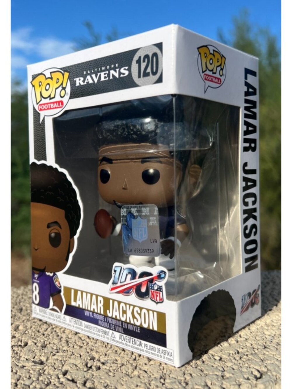 Funko Pop Football - Baltimore Ravens - Lamar Jackson (#120, NEW)